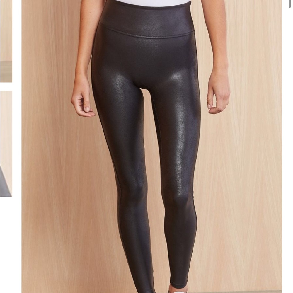 Spanx Faux Leather Leggings